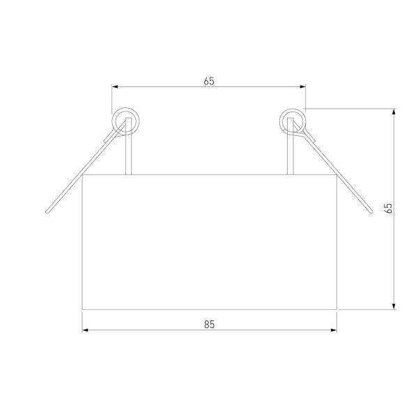 Встраиваемый светодиодный светильник Elektrostandard Glam 25095/LED a065708