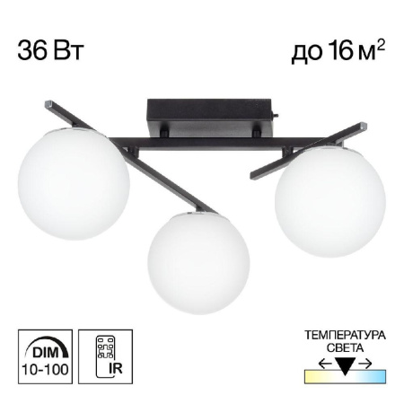 Потолочная светодиодная люстра Citilux Dorsy CL223132