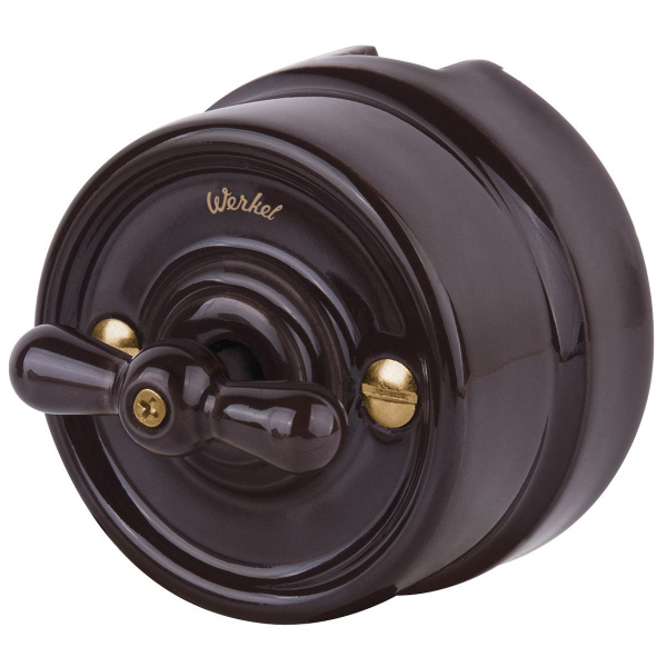 Набор винтов Werkel для накладного выключателя Ретро золото WL18-21-01 4690389105890