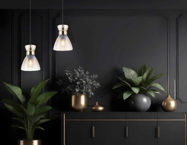 Светильник подвесной со стеклянным плафоном Ambrella light Traditional TR3403