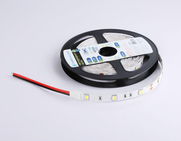 Светодиодная лента Ambrella Light 7,2W/m 30LED/m 5050SMD холодный белый 5M GS1803