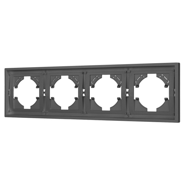 Рамка пластиковая FRM-TENDO-SFPL-4-GR Arlight 054655