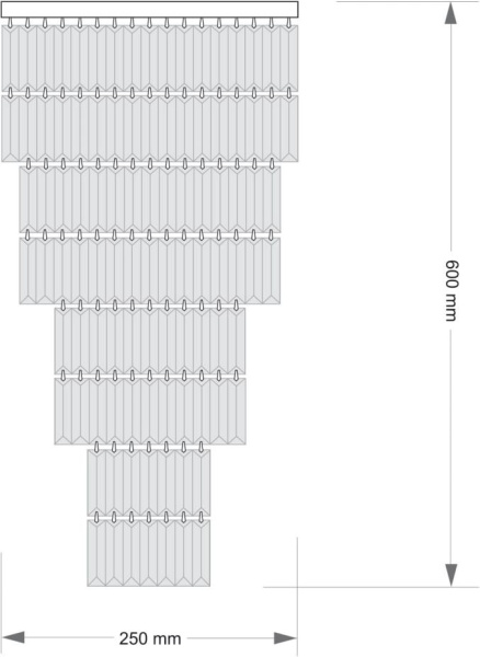 Потолочная люстра KUTEK ELLINI ELL-PLM-6(Z)250/II