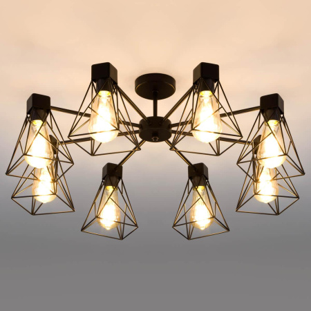 Потолочная люстра Eurosvet 70107/8 черный