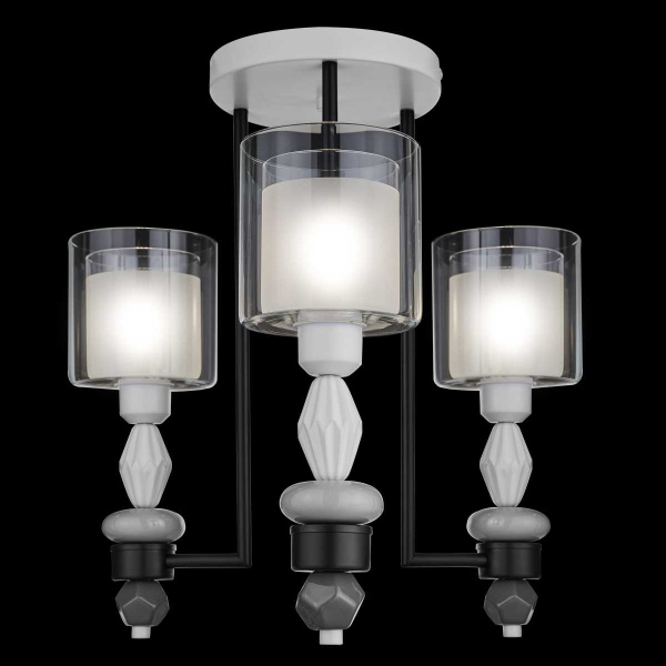 Потолочная люстра 33 ИДЕИ CHN902K.03.WH17.WBL-S25TR