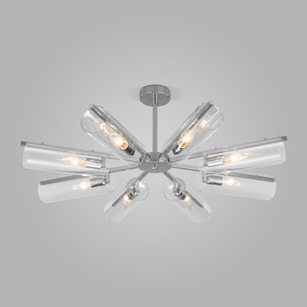 Потолочная люстра Eurosvet Trompeta 70144/8 хром