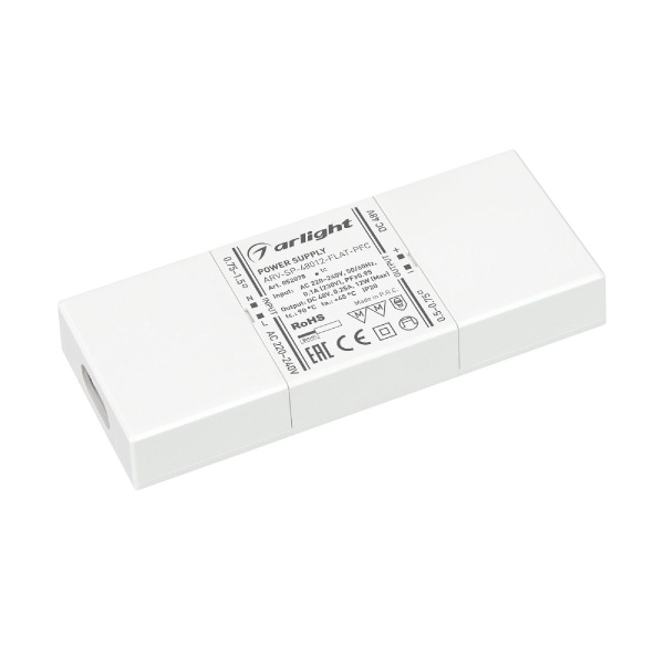 Блок питания ARV-SP-48012-FLAT-PFC (48V, 0.25A, 12W) Arlight 052078