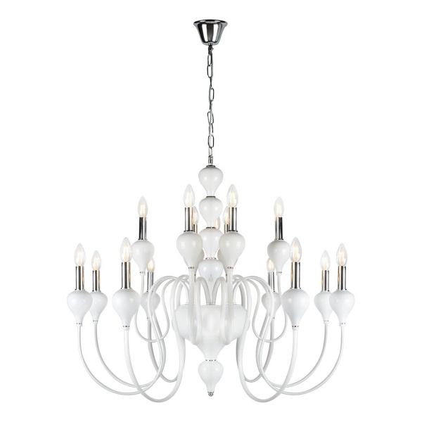 Подвесная люстра iLamp Lady 88003-10+5 WH