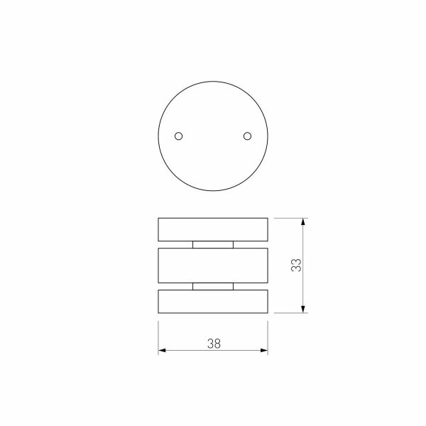 Коннектор круглый для накладного шинопровода Elektrostandard Slim Magnetic 85010/00 черный a063966