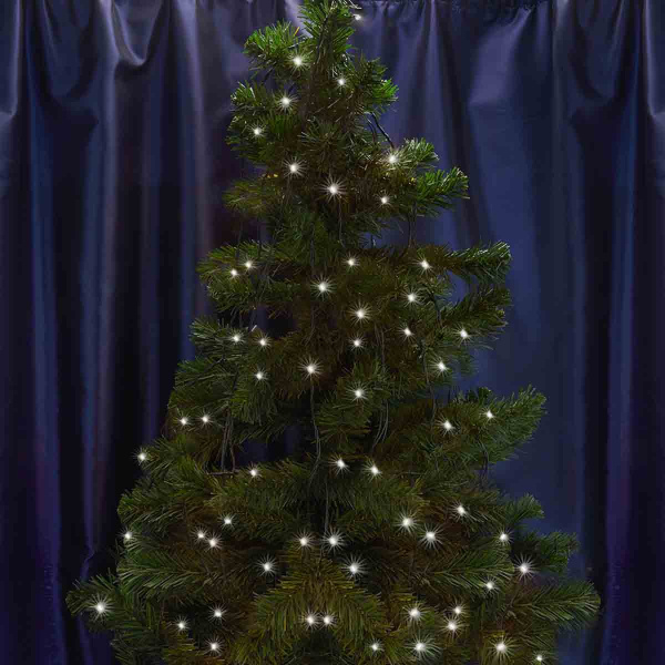 Светодиодная гирлянда Feron 7 веток 230V 5000K холодный белый с мерцанием CL91 32375