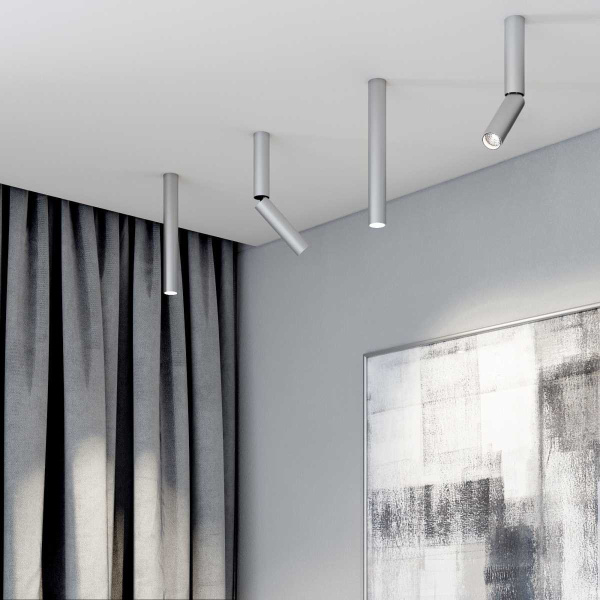 Потолочный светодиодный светильник Elektrostandard Pika 25030/Led серебро a061121