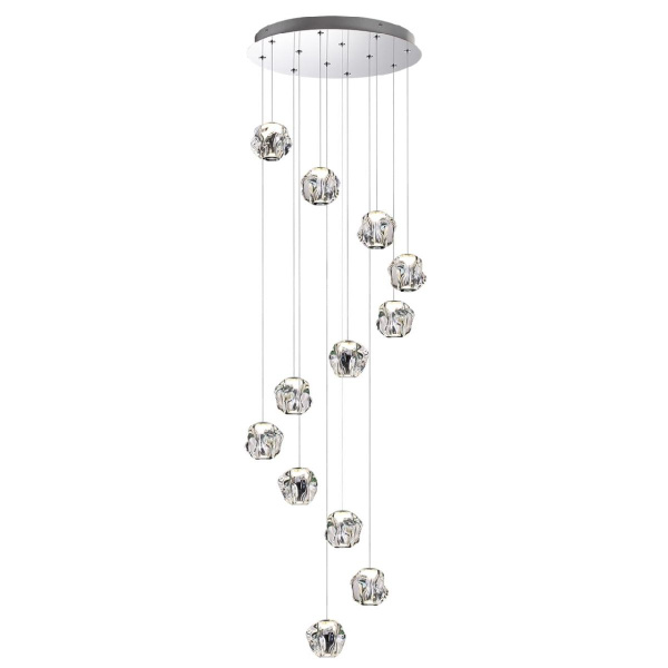 Каскадная светодиодная люстра Odeon Light L-Vision Jemstone 5084/60L