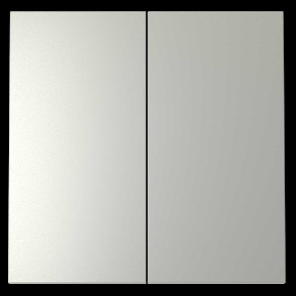 Клавиши для выключателя/переключателя двухклавишного S70 (сталь) Voltum VLS000305