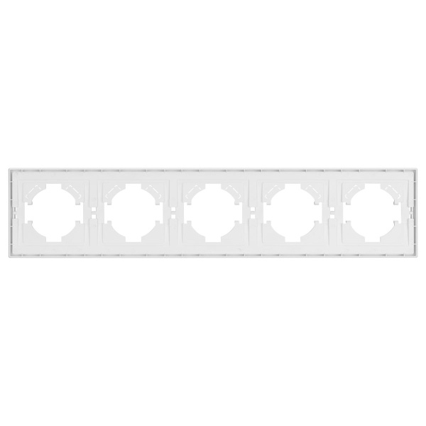 Рамка пластиковая FRM-TENDO-PL-5-WH Arlight 053851