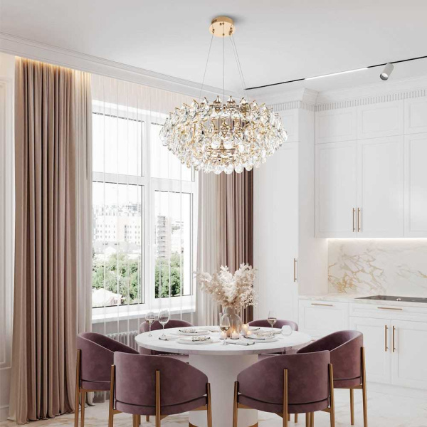 Подвесная светодиодная люстра Modelux ML.351.600 GD