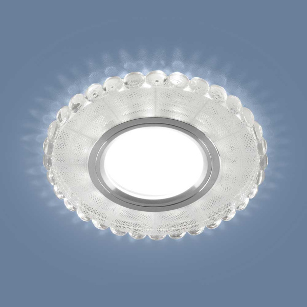 Встраиваемый светильник Elektrostandard 2245 MR16 SL/WH зеркальный/белый a047758