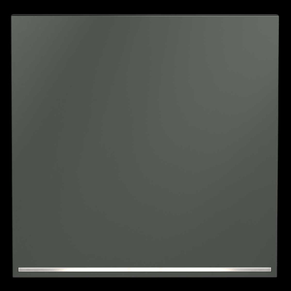 Клавиша для выключателя/переключателя одноклавишного с подсветкой S70 (титан) Voltum VLS000206