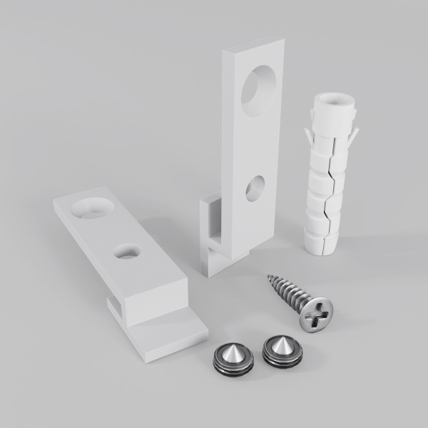 Комплект креплений для радиусного профиля Maytoni (2 шт) ALM-3535R-2MT