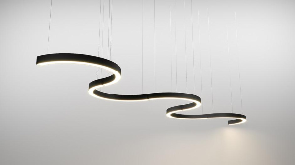 Подвесной светодиодный светильник Siled Nimbus-Half 7370861