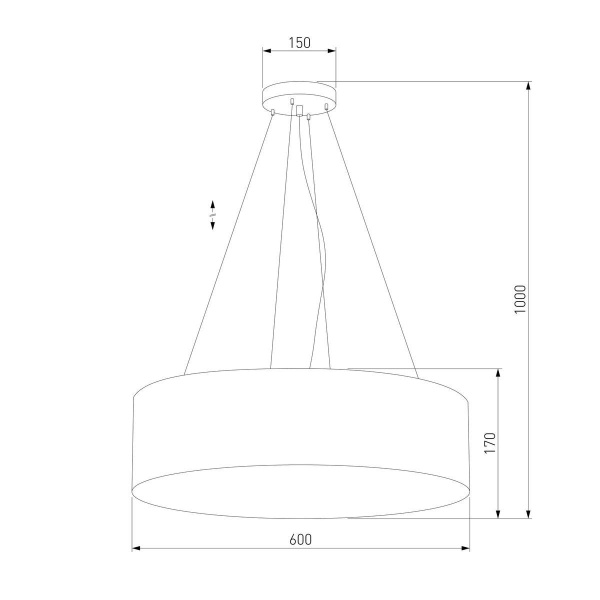 Подвесной светильник TK Lighting 1037 Rondo