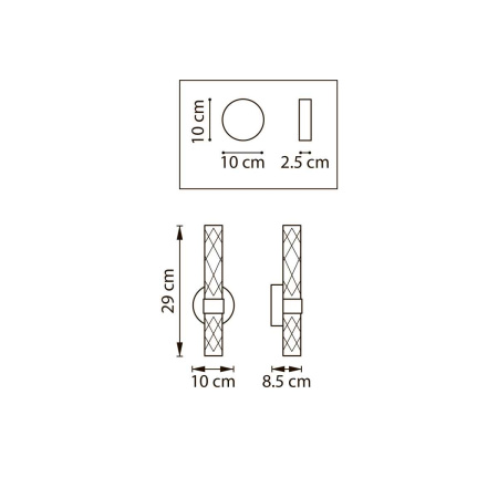 Бра Lightstar Acrile 737652