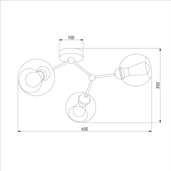 Потолочная люстра TK Lighting 4372 Fairy