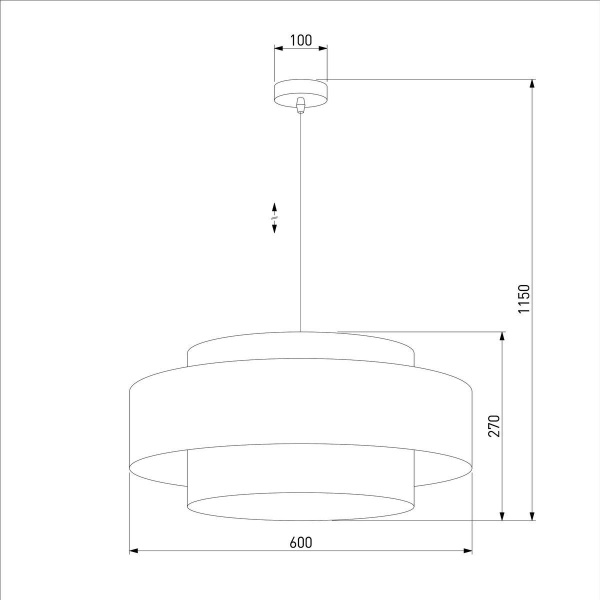 Подвесной светильник TK Lighting 4376 Calisto