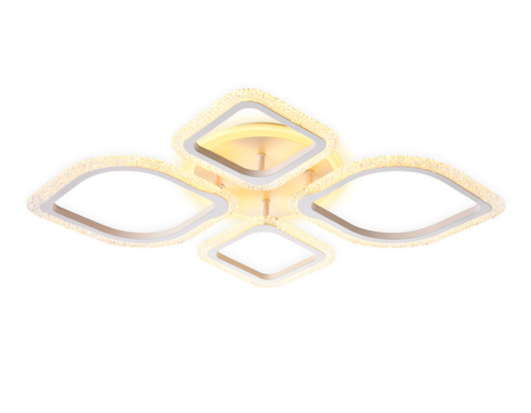 FA5147 Потолочный светодиодный светильник с пультом FA5147 WH белый 77W 680*630*90 (ПДУ РАДИО 2.4)