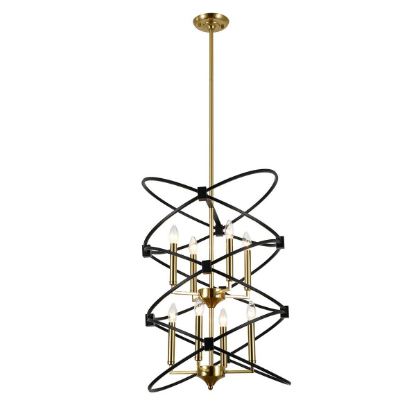 Подвесная люстра Indigo Trionfo V10020/8R Black V000486