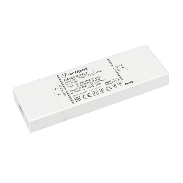 Блок питания ARV-SP-48060-FLAT-PFC (48V, 1.25A, 60W) Arlight 052081