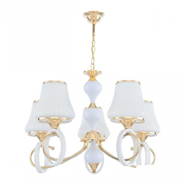 Подвесная люстра Arte Milano Florentia-2387 302387/5 Wh/Gd