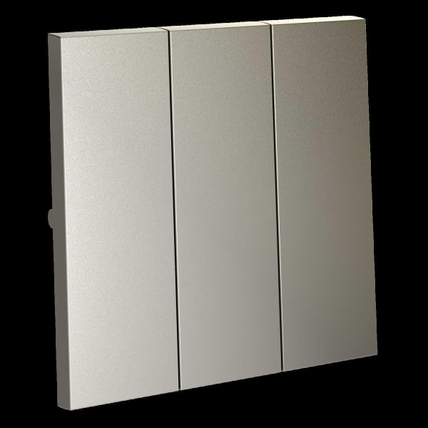 Клавиши для выключателя/переключателя трехклавишного S70 (шелк) Voltum VLS000504