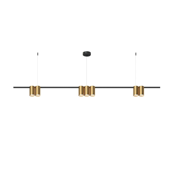 Подвесная люстра Denkirs Orbit DK4063-BK+SG