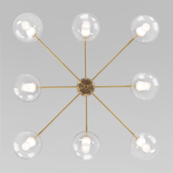 Потолочная люстра Eurosvet Magma 60175/8 латунь