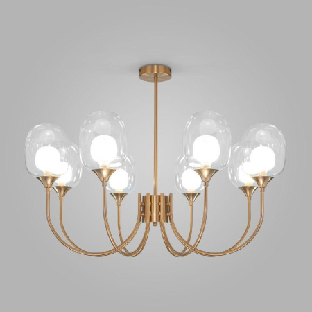 Подвесная люстра Eurosvet Spritz 70217/8 латунь