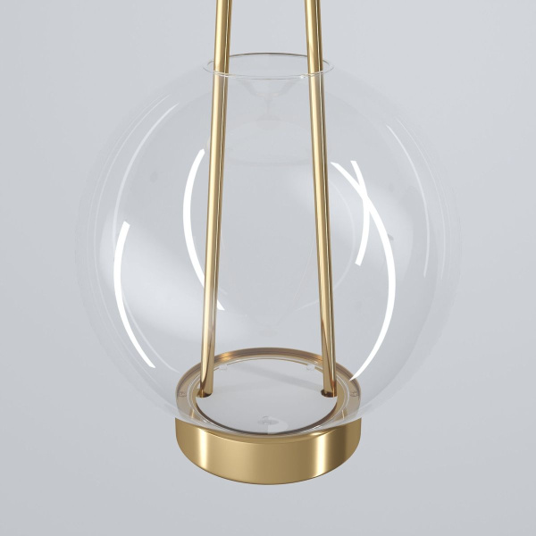 Подвесной светодиодный светильник Eurosvet Frasco 50267/1 LED латунь