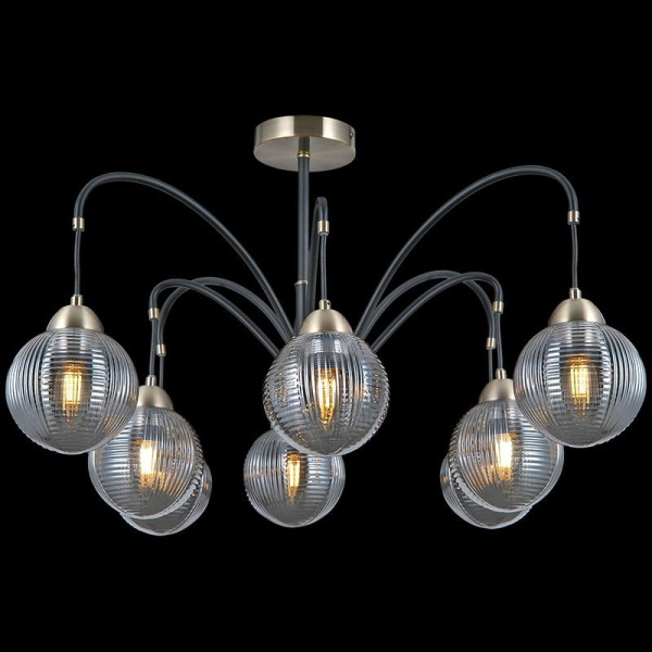 Потолочный светильник ILLUMICO IL0433-8PSQ-79 BK AB