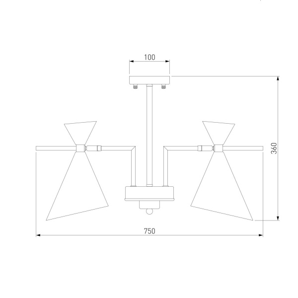 Потолочная люстра Eurosvet Apart 70114/5 белый Smart