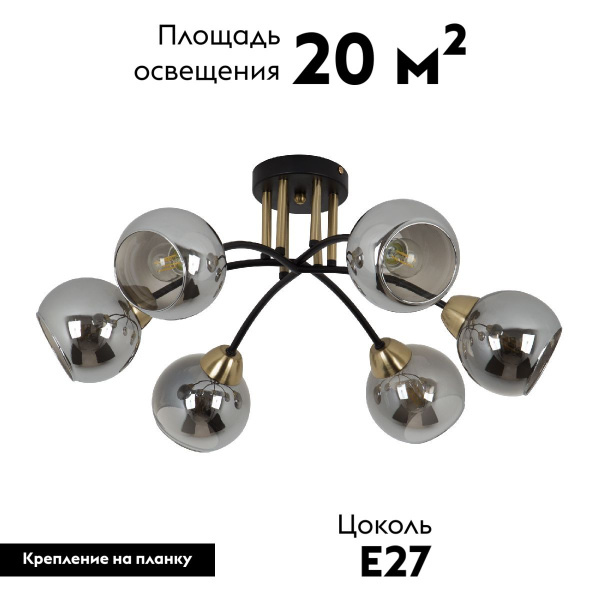 Потолочная люстра Modelux Modemodern MD.1217.6