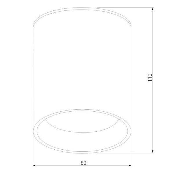 Уличный светодиодный светильник Elektrostandard Light Led 35130/H черный a056229