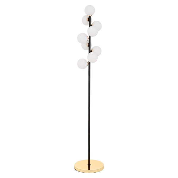 Торшер Lumina Deco Marsiada LDF 6033-9 BK+F.GD