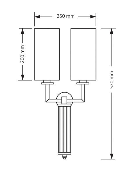 Настенный светильник KUTEK MOOD Empoli EMP-K-2(T)