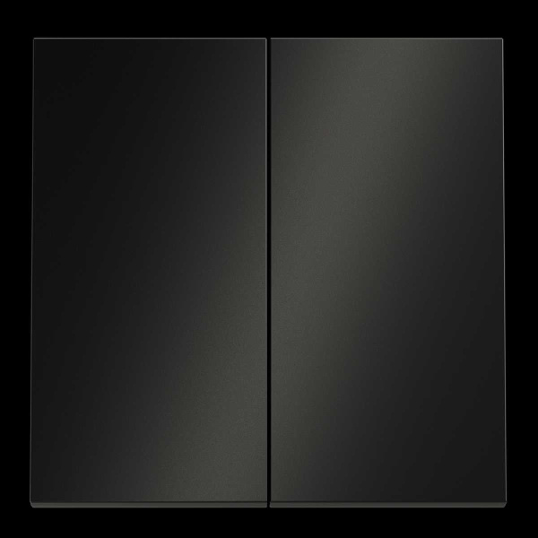 Клавиши для выключателя/переключателя двухклавишного, S70 Metal (антрацит) Voltum VLSM000312