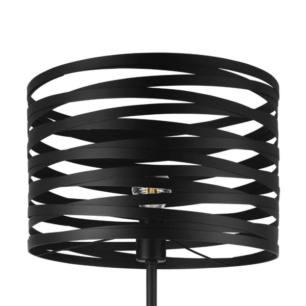 99507 Торшер CREMELLA, 1x40W, E27, H1510, Ø370, основание: Ø250, сталь, черный