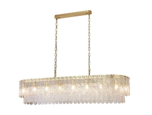 Подвесная люстра Newport 8370/140 C oval brass М0070732