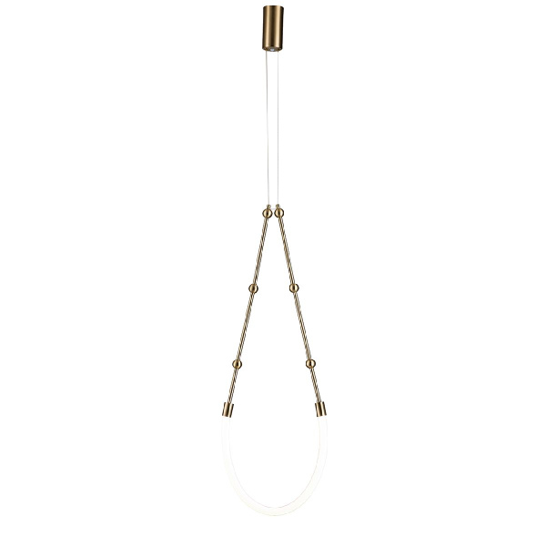Подвесной светодиодный светильник Indigo Corda 14010/1P Brass V000062L