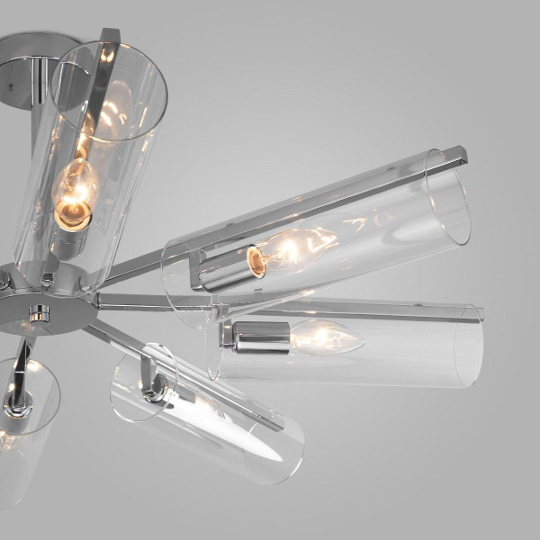 Потолочная люстра Eurosvet Trompeta 70144/8 хром