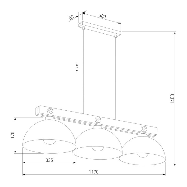 Подвесная люстра TK Lighting 1759 Oslo