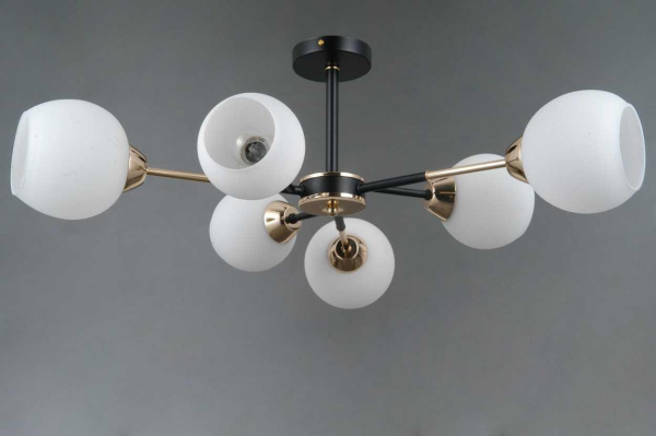 Люстра Illumico IL0715-6CSQ-24 BK GD LIBRA