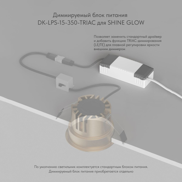 Точечный светодиодный светильник Denkirs Shine Glow DK2431-DN